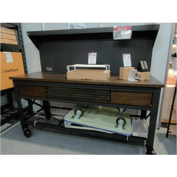 工業金屬結構木桌工作檯 金屬結構 木桌工作台 工作檯 工業用 繪圖 【揪好室】-細節圖3