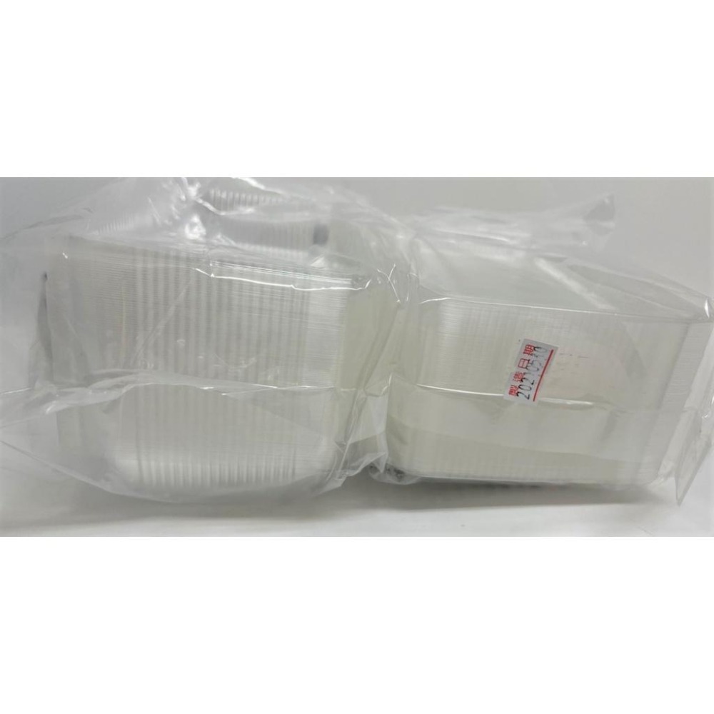 OPS 透明食品盒 【100入】 2H 3H 5H水果盒 透明塑膠盒 外帶盒 H盒 食品盒 非自扣 【揪好室】-細節圖7