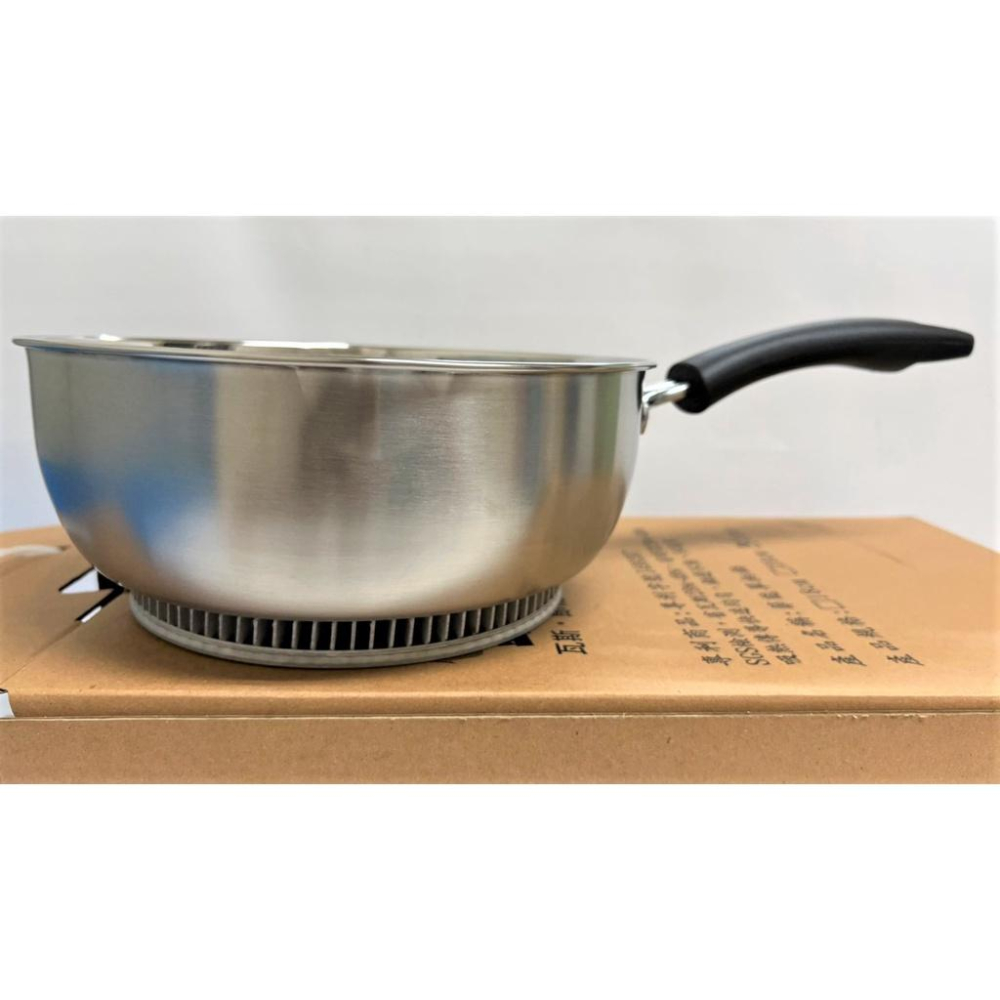 鍋教授 節能單鍋 【22cm】 加熱速度快 節省瓦斯 泡麵鍋 湯鍋 雪平鍋 單手鍋 鰭片節能單把鍋 【揪好室】-細節圖2