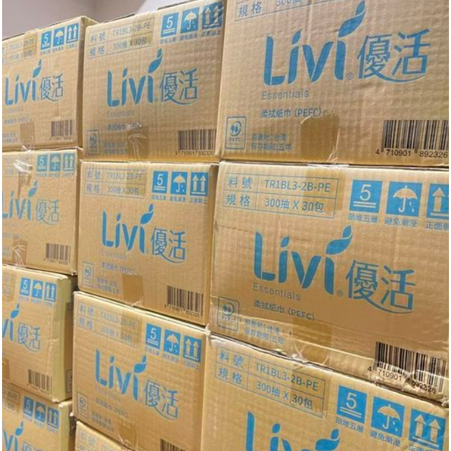 Livi 優活 柔拭紙巾 300抽 1包 1單最多30包超取 優活 300小抽 【揪好室】-細節圖7