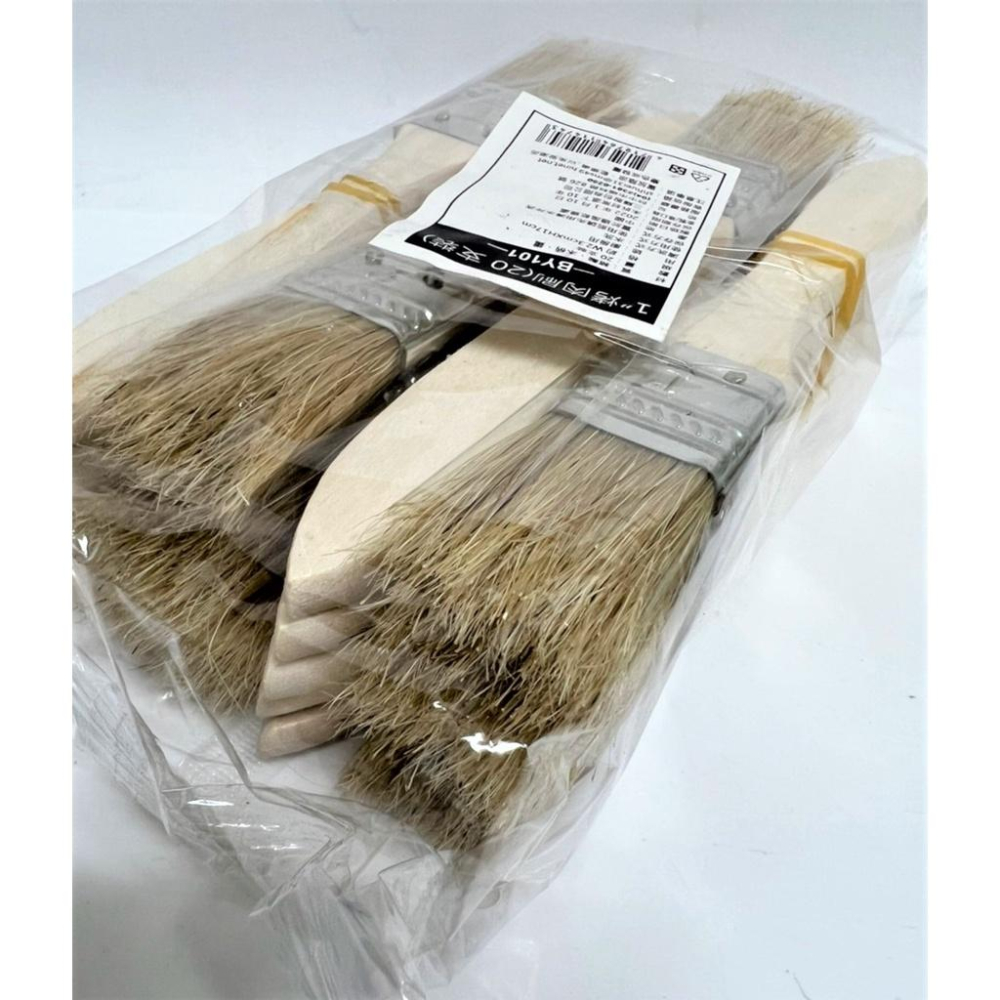 1寸 烤肉刷 20入 烤肉 露營 中秋節 夯肉 現貨 烤肉 豬鬃毛 豬鬃 鬃毛刷 調料刷 醬料刷 【揪好室】-細節圖9