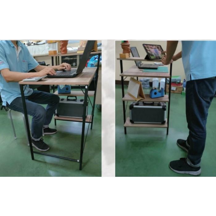 木層板書桌 【 鋼造框架 層壓刨花板 】 書架 書桌 電腦桌 工作桌 辦公桌 置物桌 電競桌 【揪好室】-細節圖4
