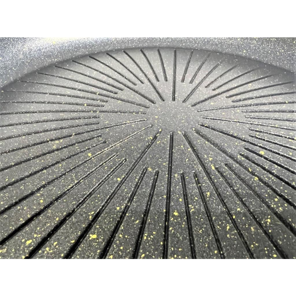 BL360 韓式夯 燒烤盤 【圓形】 韓式烤盤 韓式 燒烤 烤肉 煎煮 中秋烤肉 烤肉用品 烤盤 【揪好室】-細節圖5