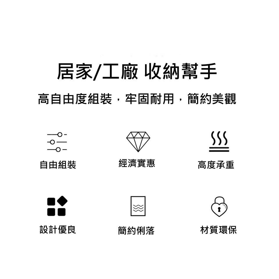 隱藏式免螺絲 三層貨架 免螺絲 黑色鑄鋼層架 層架 收納架 工業風層架 收納櫃 DIY 組裝簡易 泰國大廠 【揪好室】-細節圖7