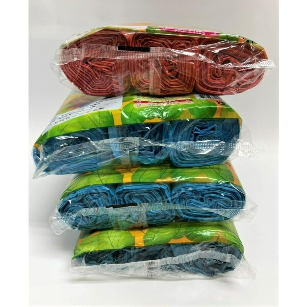 袋王 三入 垃圾袋 600g 碳酸鈣 環保 台灣製 清潔袋 (特大 大 中 小) 抗拉 強固 碳酸鈣垃圾袋  【揪好室】-細節圖3