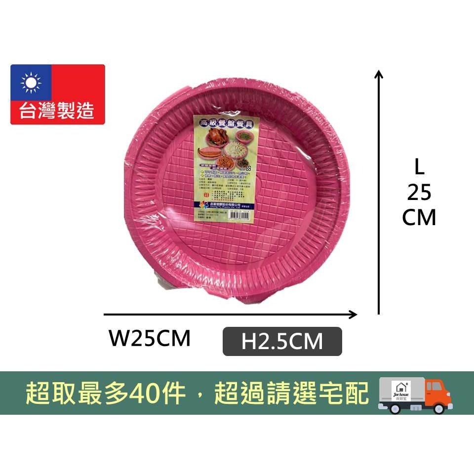 免洗餐盤 高級餐盤 圓盤 50入 PP 151 大包裝 【1件50入】 水果盤 食物擺盤 塑膠盤 台灣製造 【揪好室】-細節圖2