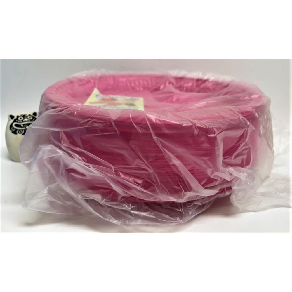 免洗餐盤 高級餐盤 圓盤 50入 PP 151 大包裝 【1件50入】 水果盤 食物擺盤 塑膠盤 台灣製造 【揪好室】-細節圖3