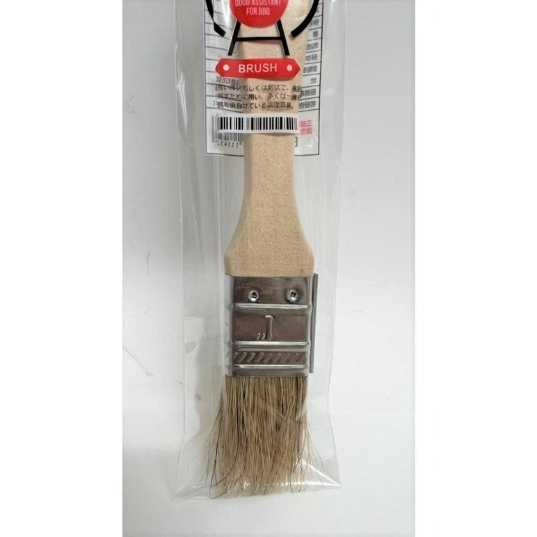 1寸 烤肉刷 單支單袋 【單支裝】 烤肉 露營 中秋節 夯肉 烤肉 豬鬃毛 豬鬃 鬃毛刷 調料刷 醬料刷 【揪好室】-細節圖4