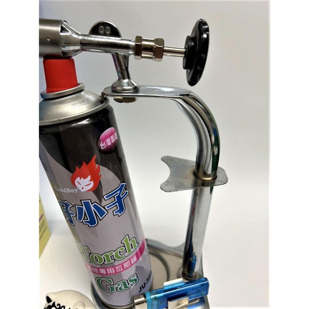 CD 卡式 瓦斯噴燈座 【 附瓦斯罐 打火機 】 噴燈 噴燈瓦斯 噴火槍 卡式噴燈 噴燈座 露營 烤肉 【揪好室】-細節圖4