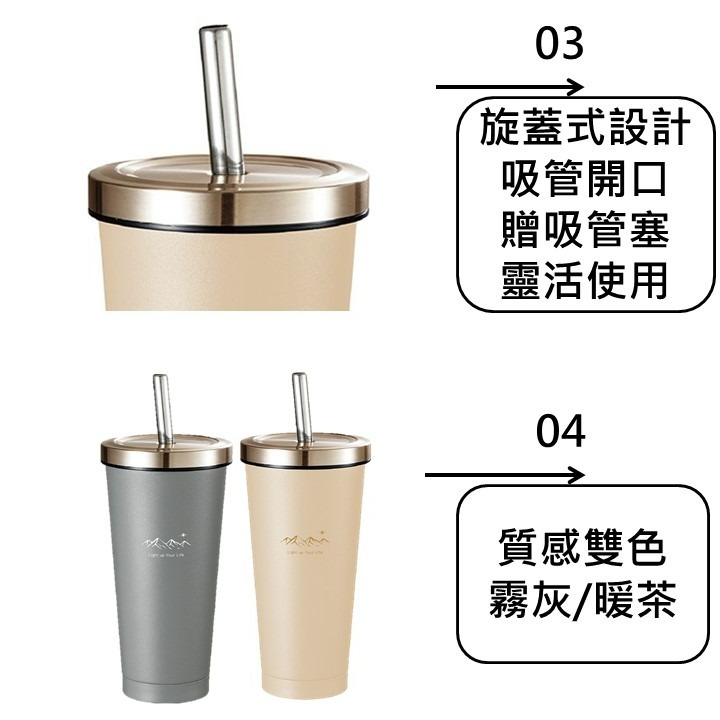 妙管家 陶瓷不鏽鋼吸飲杯 750ml 陶瓷保溫杯 保溫杯 隨行杯 咖啡杯 酷冰杯 冰爆杯 冰壩杯 冰霸杯  【揪好室】-細節圖3