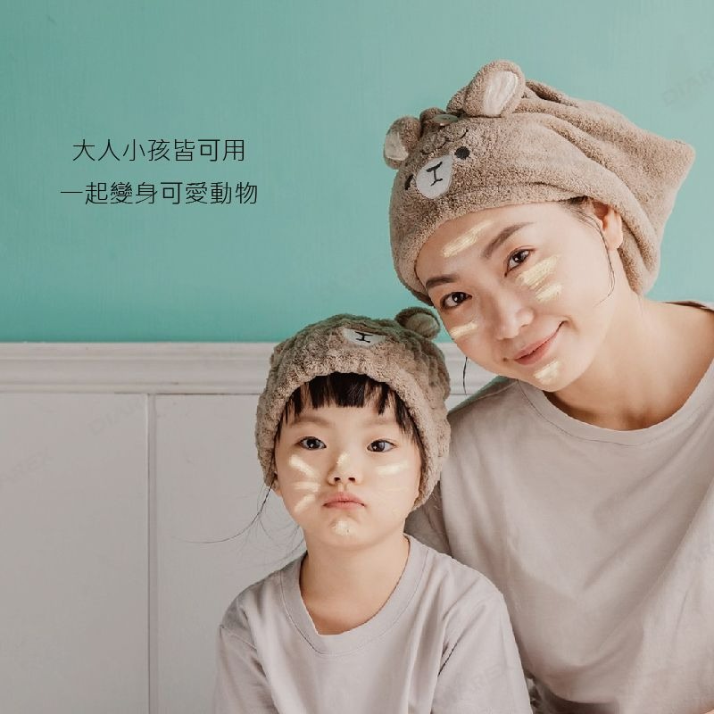 超細纖維吸水浴帽 【 日本 CB JAPAN 】包頭巾 頭包巾 草泥馬 毛巾 包髮 不掉毛絮 【揪好室】-細節圖6