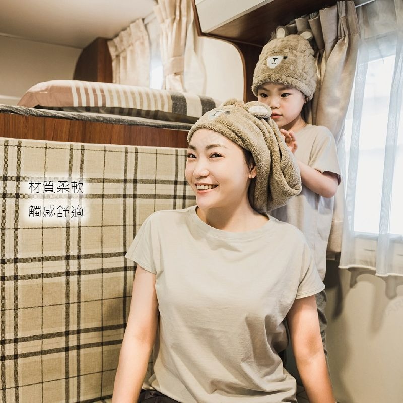 超細纖維吸水浴帽 【 日本 CB JAPAN 】包頭巾 頭包巾 草泥馬 毛巾 包髮 不掉毛絮 【揪好室】-細節圖9