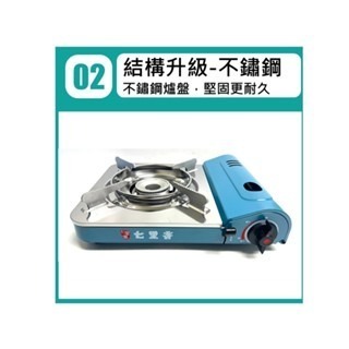 七里香 攜帶式卡式爐 3.0KW 大火力 附膠殼 不鏽鋼爐盤 導熱板 CLS001【揪好室】-細節圖3