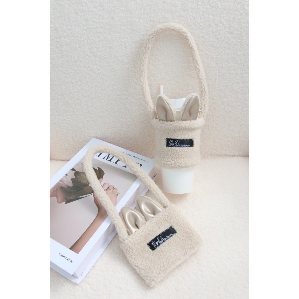 兔耳款｜造型款｜沒看過的杯套｜飲料提袋-細節圖3