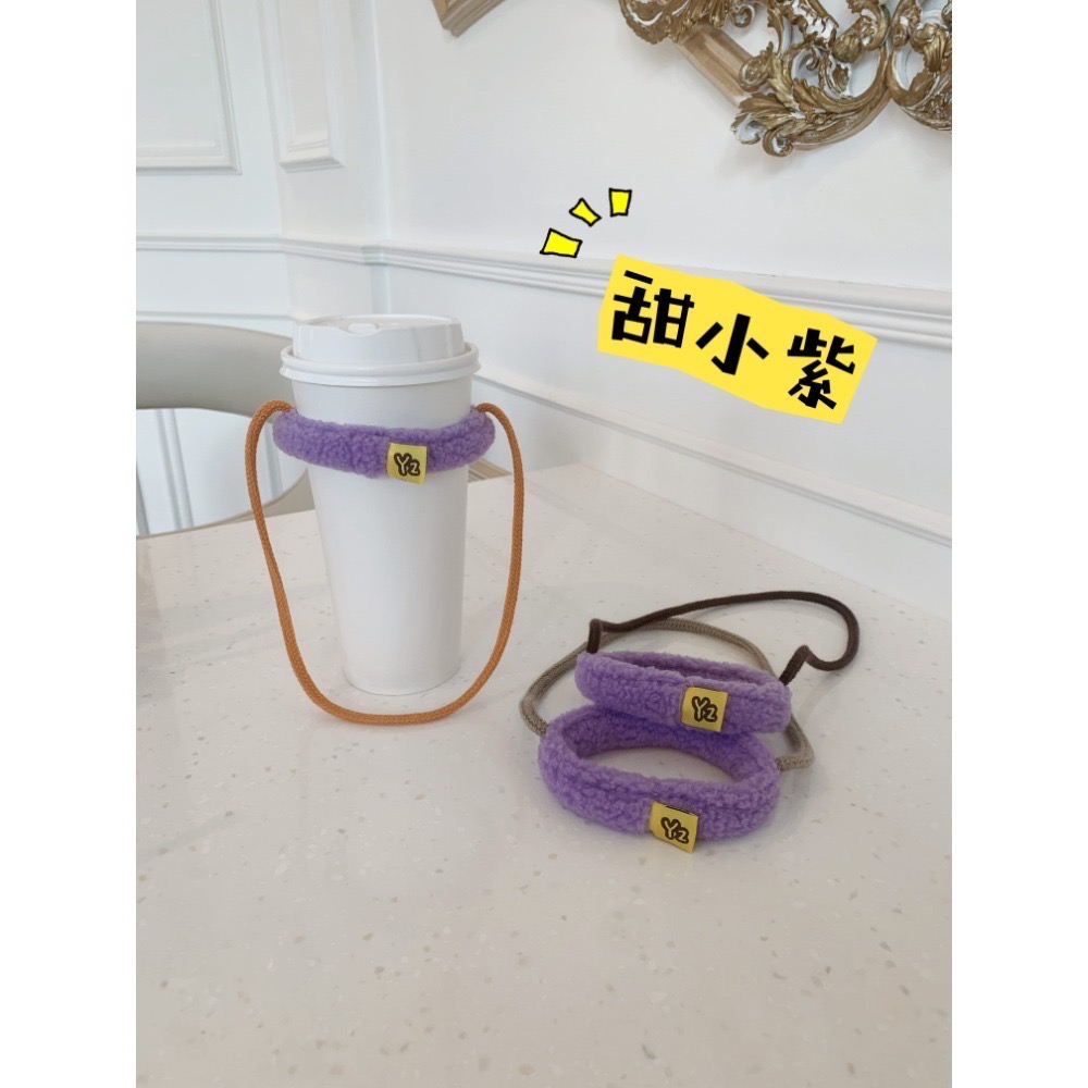 🍩甜圈杯套｜飲料提袋｜簡單方便｜小包好收納-規格圖1