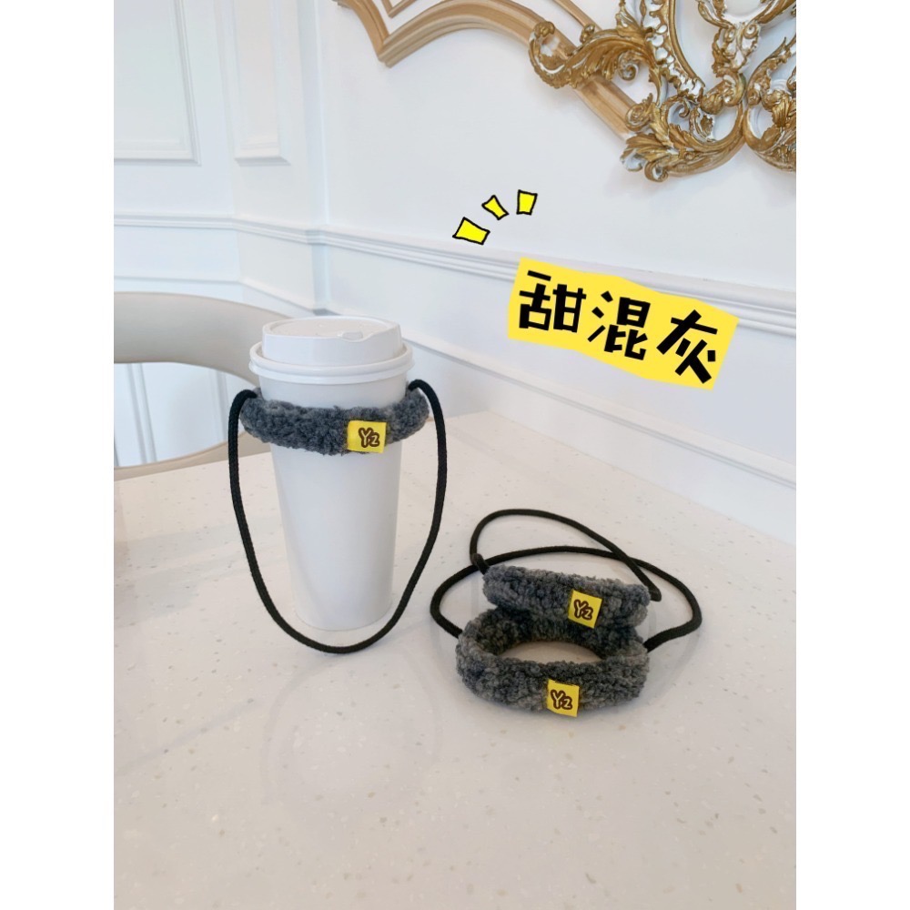 🍩甜圈杯套｜飲料提袋｜簡單方便｜小包好收納-規格圖1