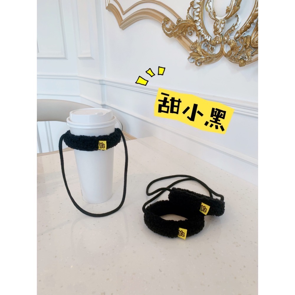 🍩甜圈杯套｜飲料提袋｜簡單方便｜小包好收納-規格圖1