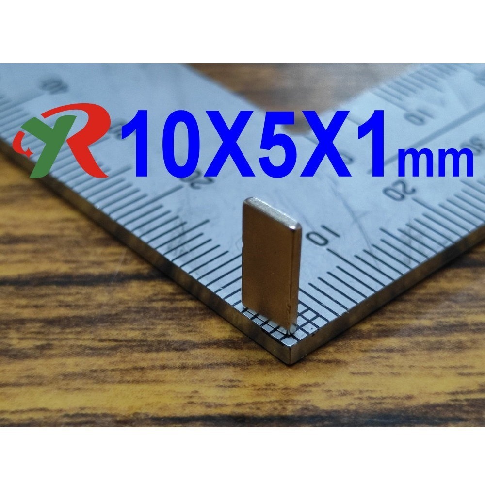 高精度強磁力 工業等級 10X5X1 強力磁鐵 釹鐵硼 強磁 磁鐵 強磁 附發票【叡達】-細節圖4