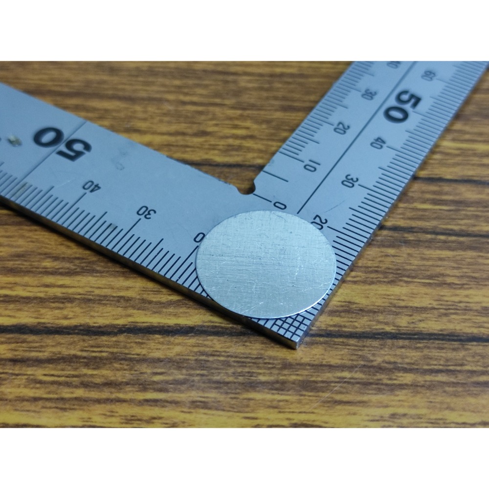 直徑20mm厚1 鍍鋅 (50片)