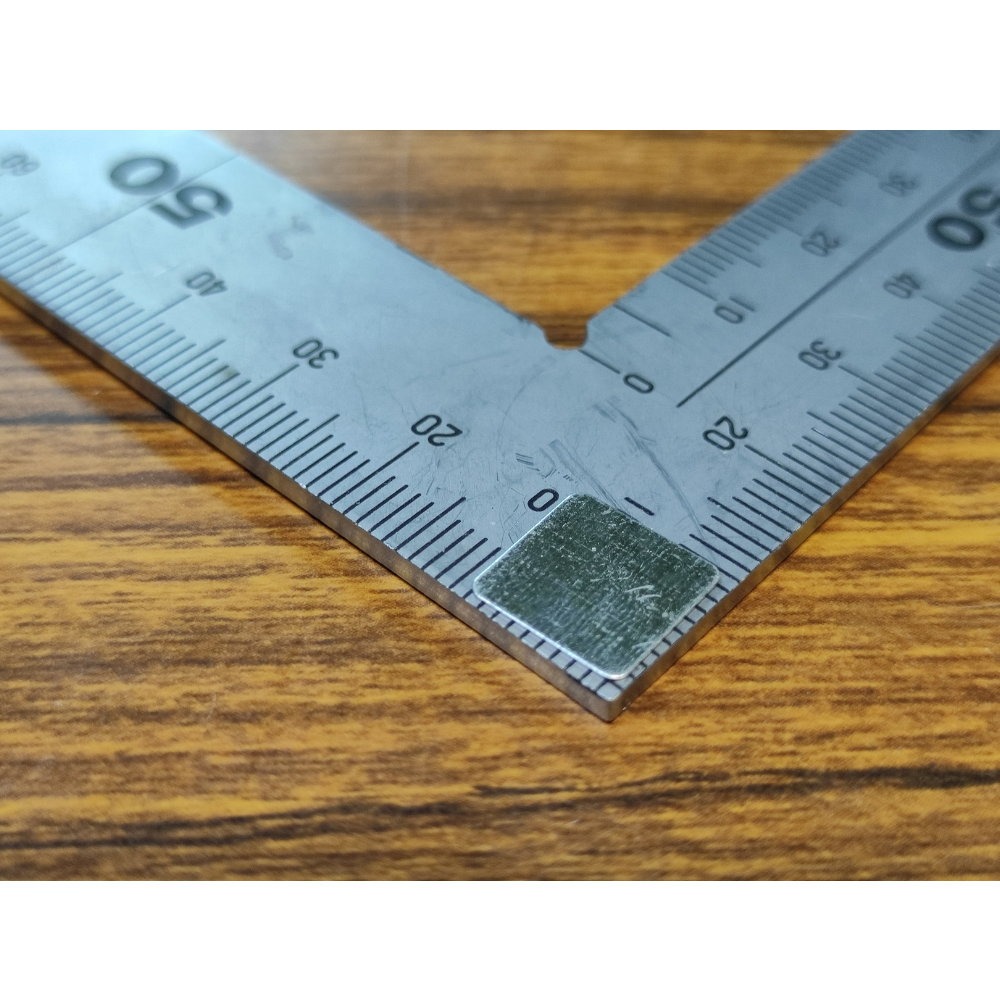 方形10X10mm厚0.3 鍍鋅(50片)