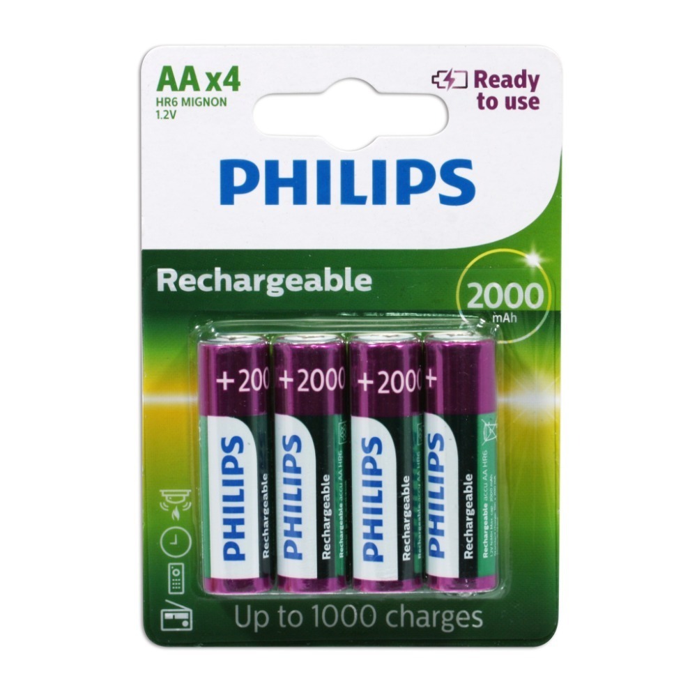 附發票 PHILIPS 飛利浦 3號4號 4槽電池充電器 原廠公司貨【叡達】-細節圖7