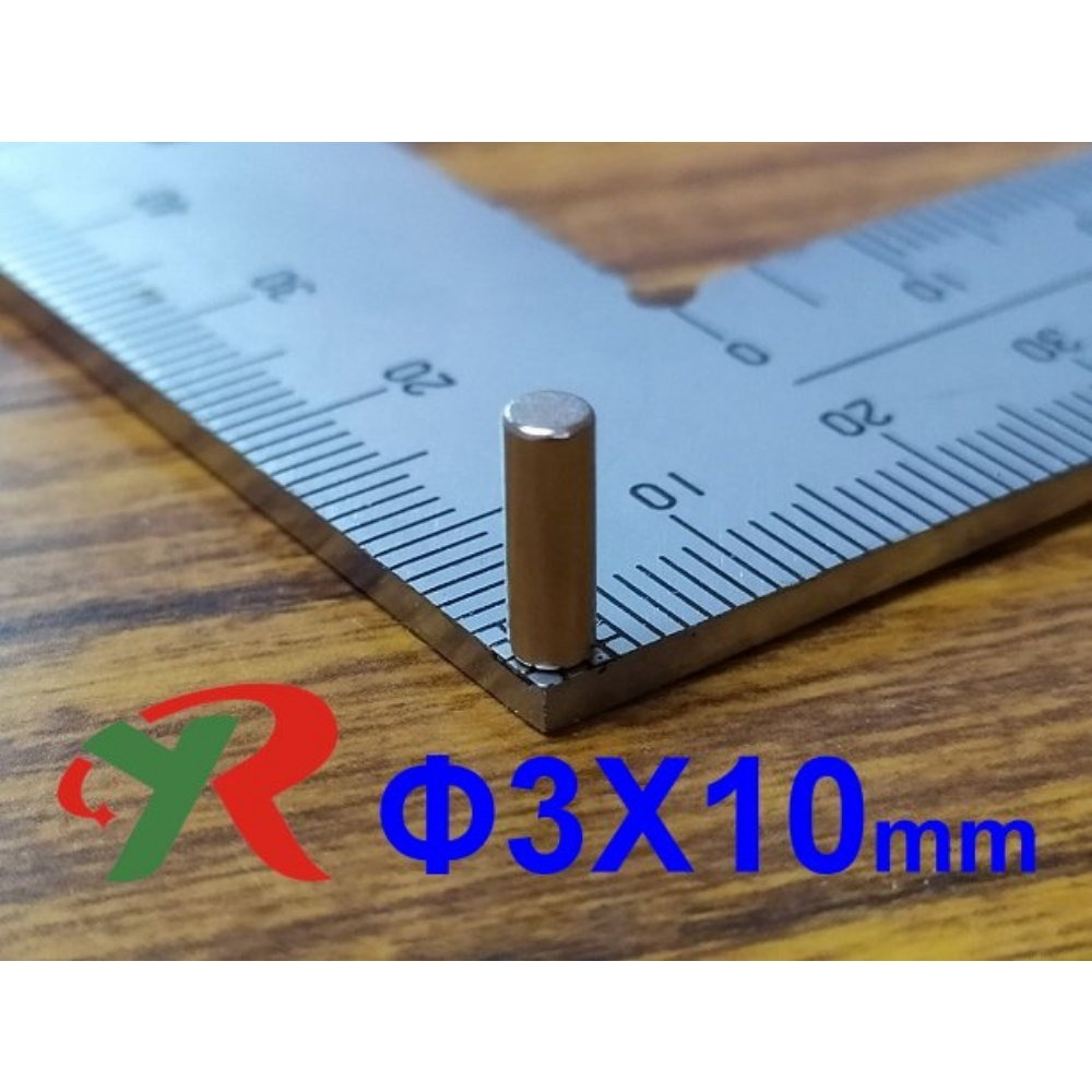 強力磁鐵 釹鐵硼 強磁 磁鐵 3X10 附發票【叡達】-細節圖2