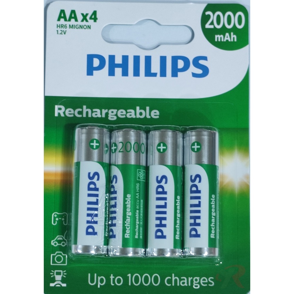 附發票 PHILIPS 飛利浦 符合台灣環保規定 充電電池 鎳氫電池 3號電池 4號電池 台灣公司貨【叡達】-規格圖10