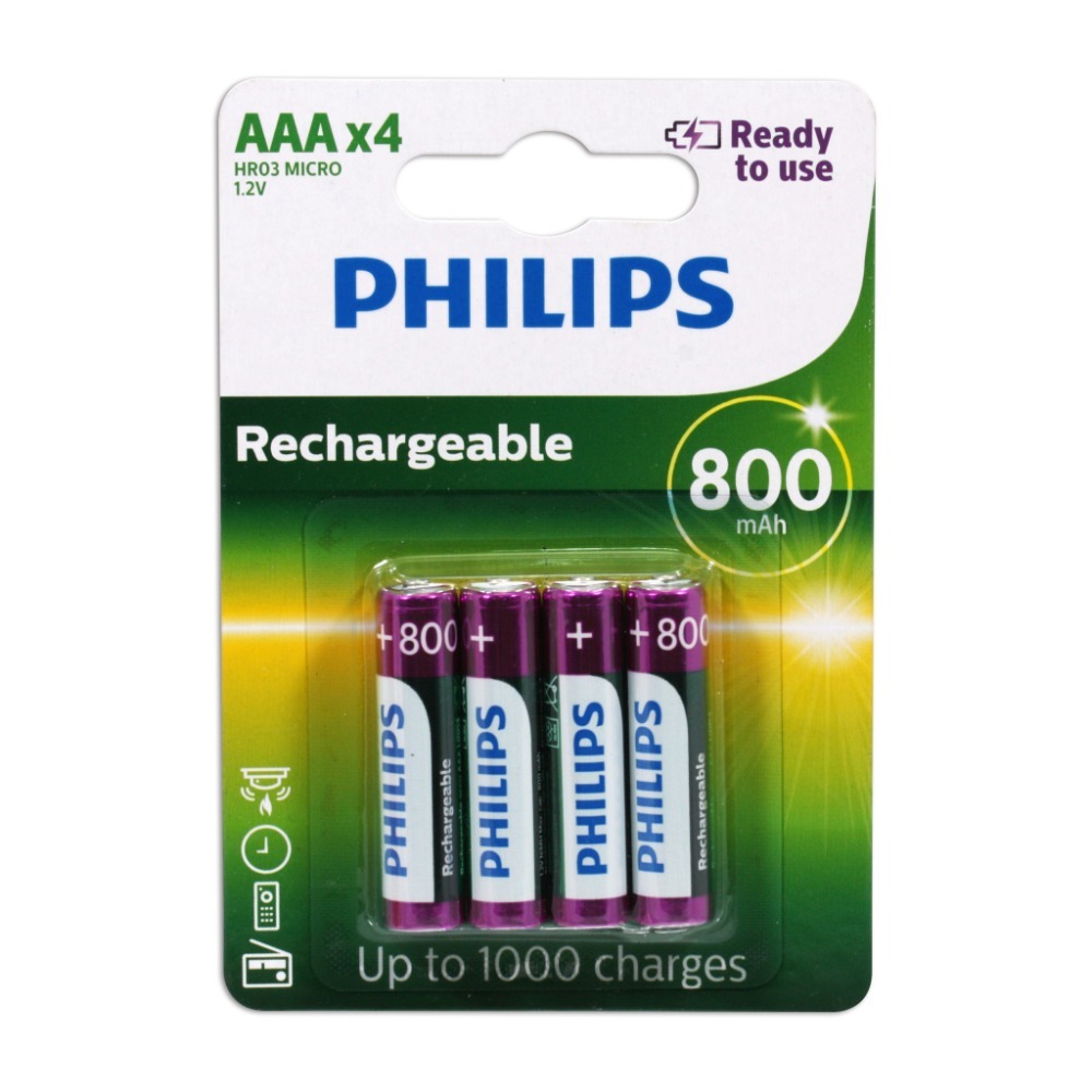 附發票 PHILIPS 飛利浦 符合台灣環保規定 充電電池 鎳氫電池 3號電池 4號電池 台灣公司貨【叡達】-規格圖10
