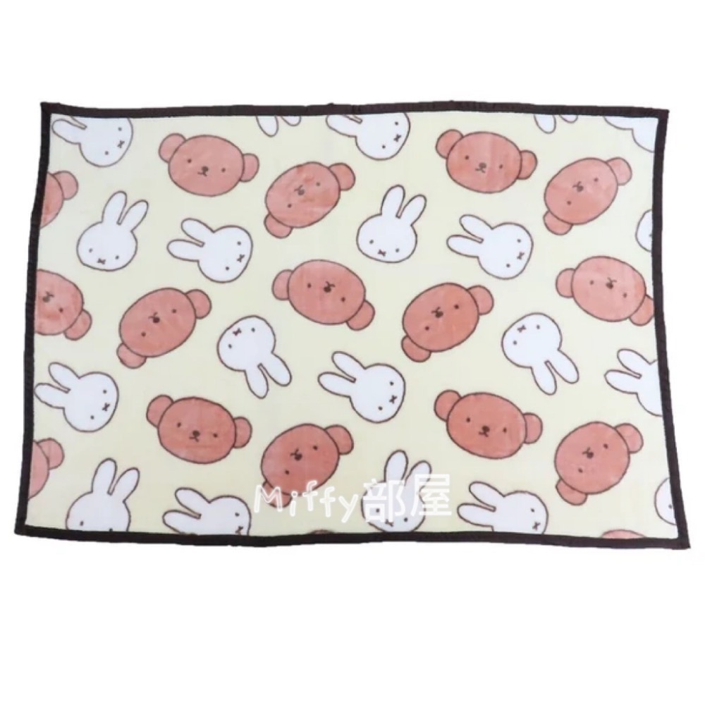 Miffy部屋🍎日本Miffy米飛兔毛毯 毯子 被子 蓋毯 Boris 米菲兔-細節圖2