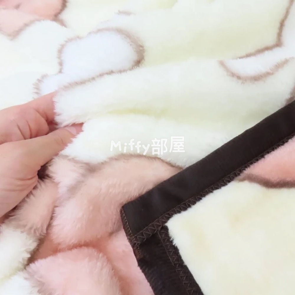 Miffy部屋🍎日本Miffy米飛兔毛毯 毯子 被子 蓋毯 Boris 米菲兔-細節圖3
