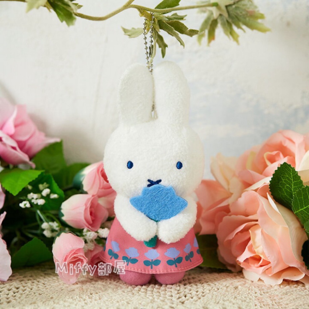 Miffy部屋🍎日本帶回 Miffy米飛兔吊飾 春天系列 花朵吊飾 米菲兔-細節圖3