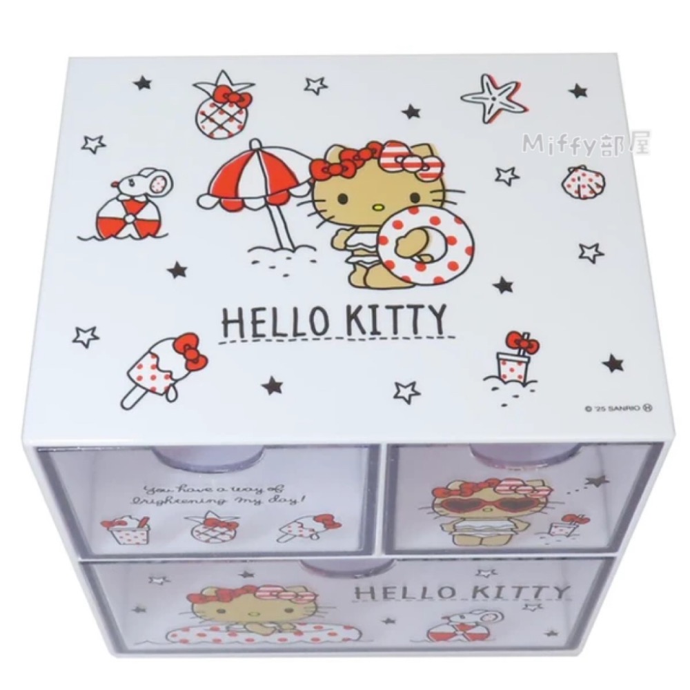 Miffy部屋🍎日本帶回 Hello Kitty收納箱 收納盒 Kitty貓 凱蒂貓-細節圖2
