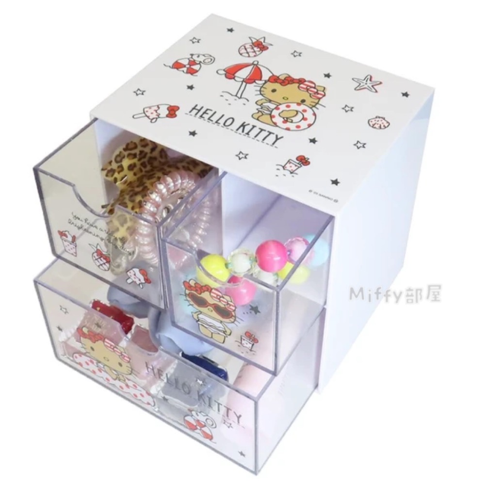 Miffy部屋🍎日本帶回 Hello Kitty收納箱 收納盒 Kitty貓 凱蒂貓-細節圖3