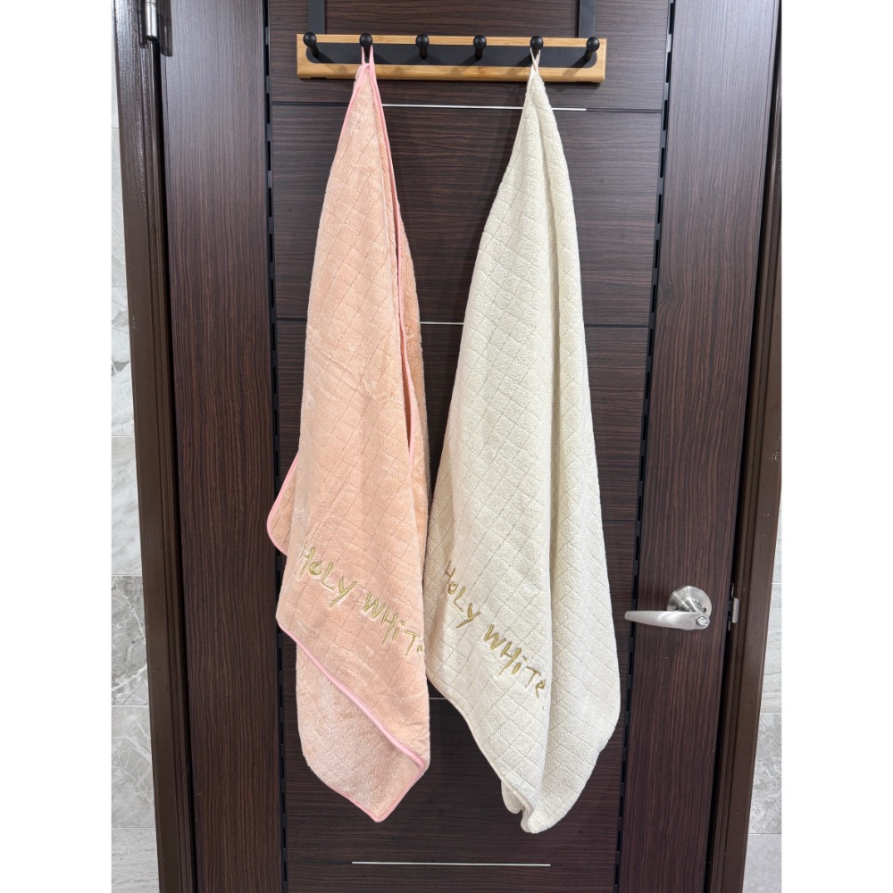 「HoLy WHiTe!高質感浴巾」粉｜黃-細節圖5