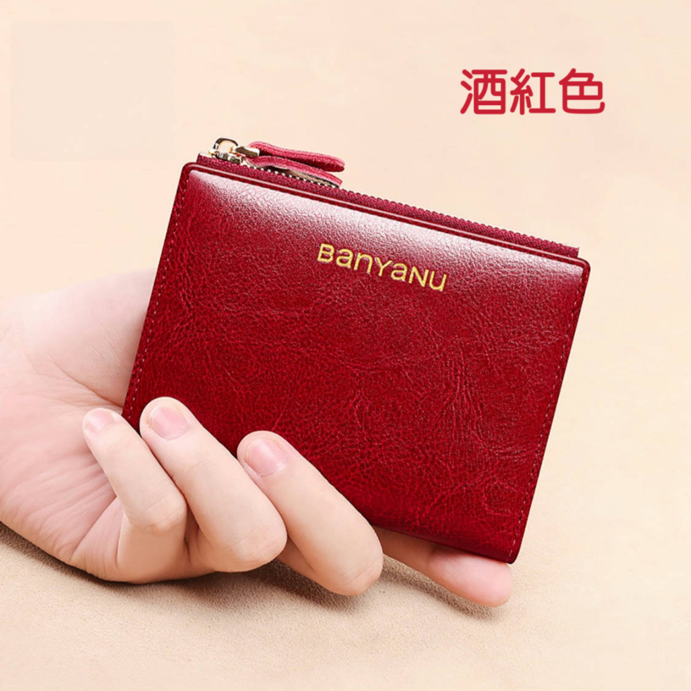 復古油臘真皮短夾-規格圖5