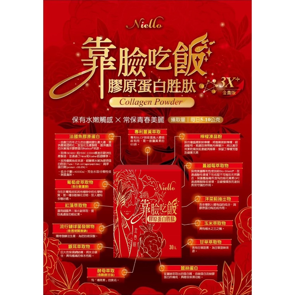 Niello 紅靠臉吃飯-3盒送一袋（代理）套組-細節圖3