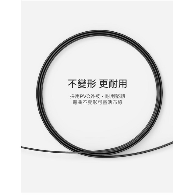 【CCA】UGREEN 綠聯 CAT6 網路線 GLAN FLAT版 扁線 12M 黑 (50179)-細節圖5