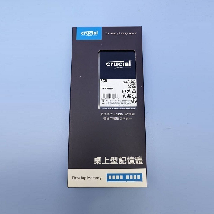 【CCA】美光 Micron Crucial DDR4 3200 8G RAM 記憶體 (原生)-細節圖2