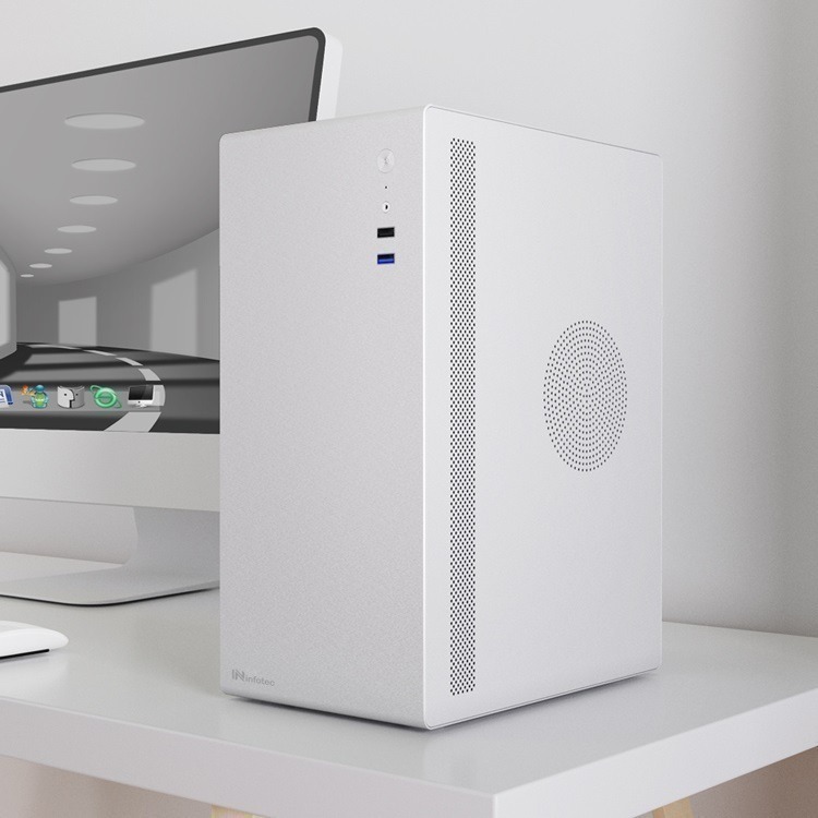 【加贈8x8風扇】英富達 infotec MRS301 USB3.0 極簡小型機殼 (支援ATX標準電供)-細節圖3