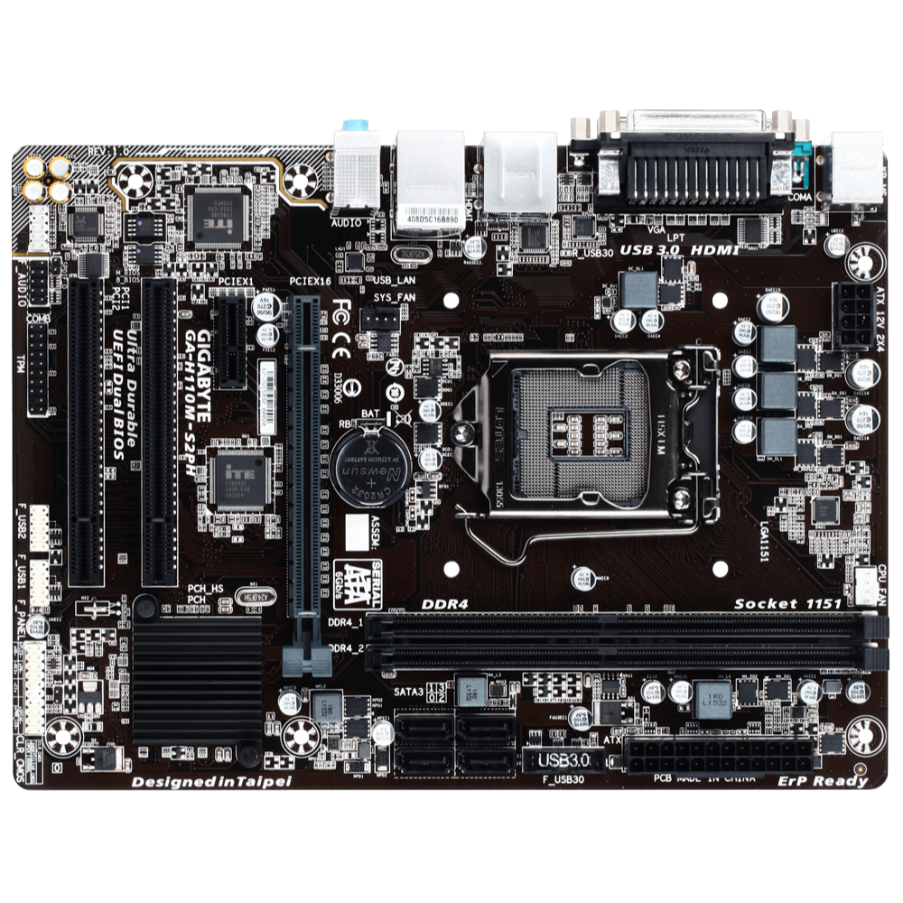 【CCA】技嘉GIGABYTE GA-H110M-S2PH H110 晶片組 LGA1151 主機板-細節圖4