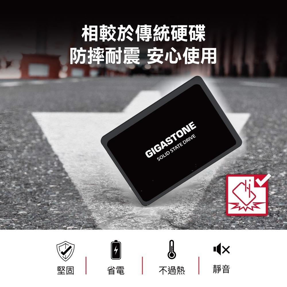 【CCA】 GIGASTONE 500GB SATA III 2.5吋高效固態硬碟 ( 2.5＂SSD 500GB )-細節圖7