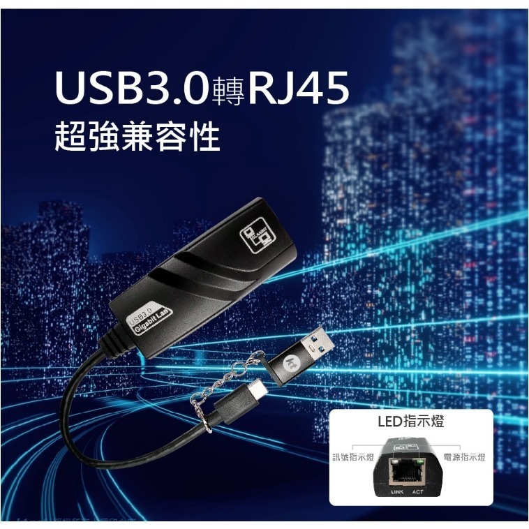 【CCA】廣鐸 Kt.net LC1000 USB3.0 TYPE C USB GIGA 高速網路卡-細節圖4