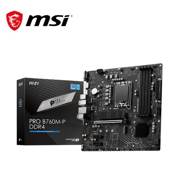 【CCA】微星 MSI PRO B760M-P DDR4 INTEL 主機板 (商用款)-細節圖2