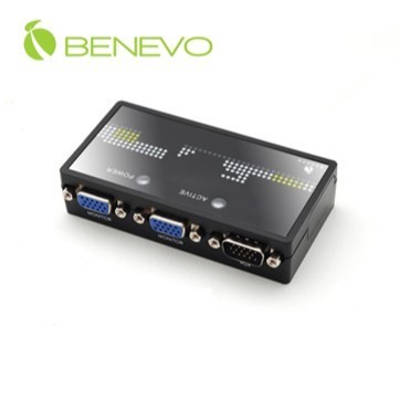 【CCA】BENEVO BVS122 磁吸式 2埠 VGA 螢幕分配器 電腦連接投影機好幫手-細節圖2