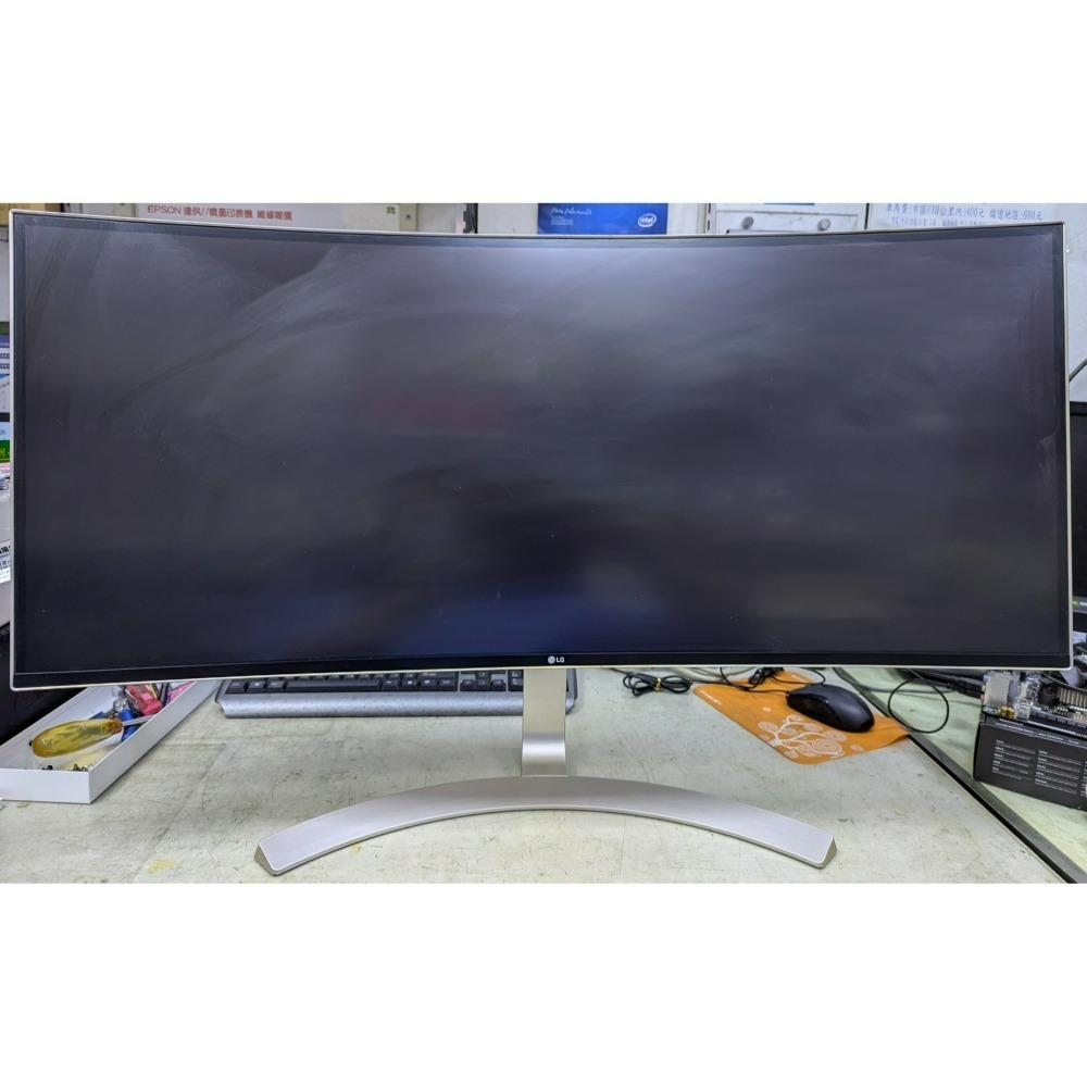 【故障零件機】LG 38UC99-W 21比9 電競螢幕 曲面液晶  顯示器-細節圖2