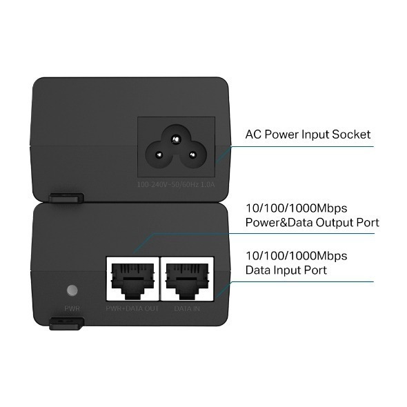 【CCA】TP-LINK POE160S (TL-POE160S) PoE+ 電源供應器 網路電源注入器-細節圖4