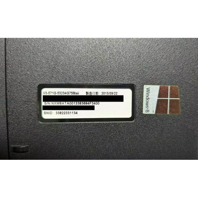 【中古整新機】Acer 宏碁 V3-571G 獨顯筆電 文書機 筆記型電腦-細節圖4