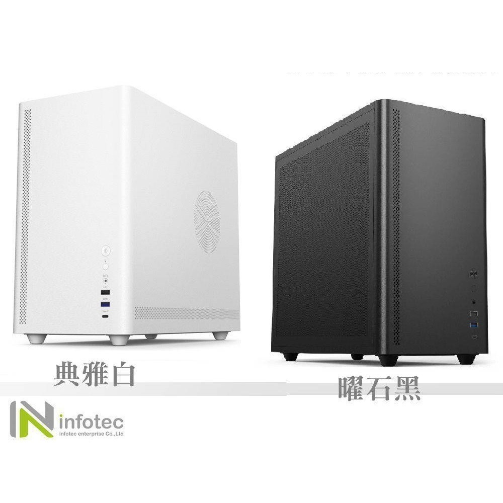 【CCA】英富達 infotec T20 網狀側板 type c 小型電腦機殼 含12x12機殼風扇-細節圖2