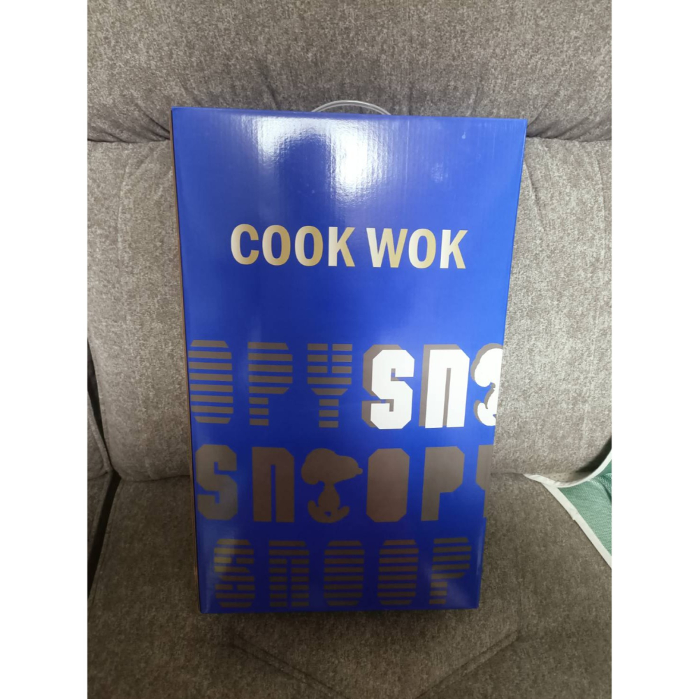 【全新未使用】BA031 SNOOPY 史努比 蜂巢不沾煎炒鍋-細節圖3