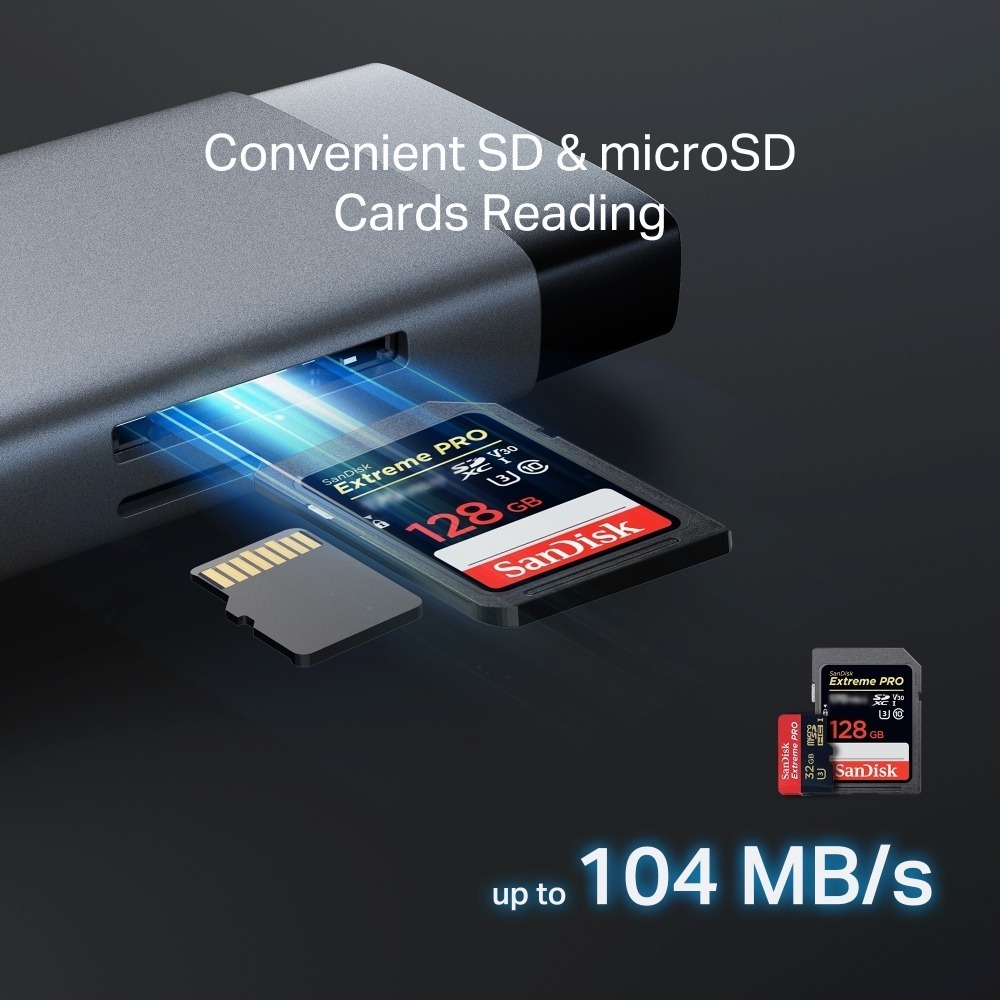 【CCA】TP-LINK UH9120C USB Type-C 九合一集線器 轉接器 9埠 SD HDMI RJ-45-細節圖8